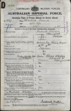 WALKER FREDERICK (attestation paper)