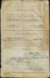 WALKER ALFRED (attestation paper)