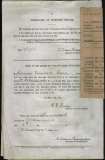 BURR CLARENCE EVENDALE (attestation paper)