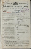 BURTON ARTHUR HERBERT (attestation paper)