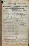 PEGRAM ALBERT GEORGE (attestation paper)