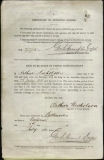 NICHOLSON ARTHUR MARSHALL (attestation paper)