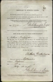 NICHOLSON ARTHUR MARSHALL (attestation paper)