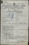 VERRALL ARTHUR JOHN (attestation paper)