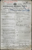 KING VERNON GORDON (attestation paper)