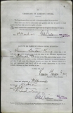 KING VERNON GORDON (attestation paper)