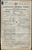 TURNER OLIVER (attestation paper)