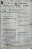 TOMPKINS ALFRED GEORGE (attestation paper)