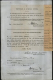 TOMPKINS ALFRED GEORGE (attestation paper)