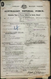 CHAPMAN WILFRED SHEPHERD (attestation paper)