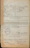 TOIS JOHANNES (attestation paper)