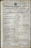 CHISHOLM LEONARD AUBREY (attestation paper)