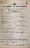 CHOAT GEORGE ROBERT (attestation paper)