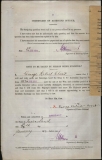 CHOAT GEORGE ROBERT (attestation paper)