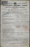 CLARK EDWARD (attestation paper)