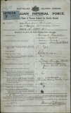 THOMPSON ERNEST LESLIE CLAUD (attestation paper)