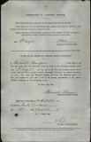 THOMPSON ERNEST LESLIE CLAUD (attestation paper)