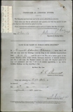 THOMAS ERNEST CHARLES (attestation paper