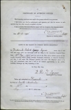 SYMES FREDERICK ROBERT GEORGE (attestation paper)