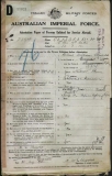 CLISSOLD HERBERT WILLIAM (attestation paper)