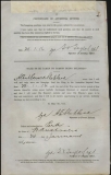 SHEPHERD ALFRED EDWARD (attestation paper)