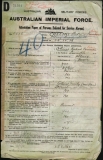 COLLINS RICHARD PERCIVAL (attestation paper)