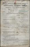 SANDERS CLARENCE ARTHUR (attestation paper)