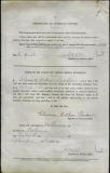 SANDERS CLARENCE ARTHUR (attestation paper)