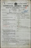 SALKELD ERNEST JOHN (attestation paper)