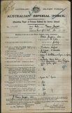 SALE FRANCIS JOSEPH (attestation paper)