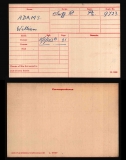 WILLIAM ADAMS(medal card)