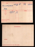 FRED ALLINGHAM(medal card)