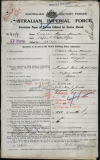 COWELL FRANCIS ALEXANDER (attestation paper)