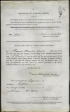 COWELL FRANCIS ALEXANDER (attestation paper)