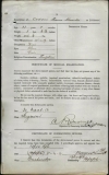 COWELL FRANCIS ALEXANDER (attestation paper)