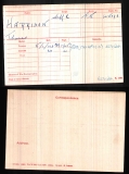 THOMAS HARRISON(medal card)