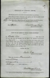 COX BERTIE (attestation paper)