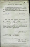 COX JAMES PERCY (attestation paper)
