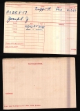 JOSEPH JAMES ROBERTS(medal card)