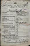 CRAWFORD WILLIAM JAMES (attestation paper)