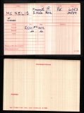 JAMES McNELIS(medal card)