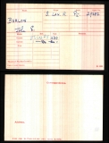 JOHN EDWARD BARLOW(medal card)