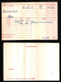 ALBERT BEANLAND(medal card)