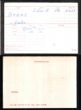 MARTIN BYRNE(medal card)