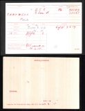 PATRICK P CANTWELL(medal card)