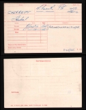 HUBERT CHERRETT(medal card)