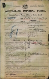 DAVIES ARTHUR GEORGE (attestation paper)