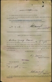 DAVIES ARTHUR GEORGE (attestation paper)