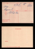 BENJAMIN GEORGE JUDD(medal card)