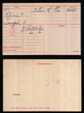 JOSEPH HENRY KELLY(medal card)